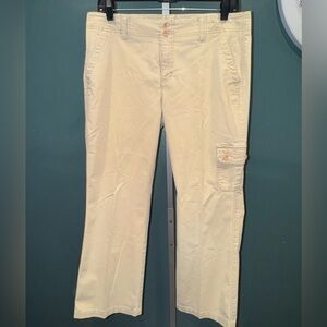 Dockers Cream Cargo Pants Relaxed Fit